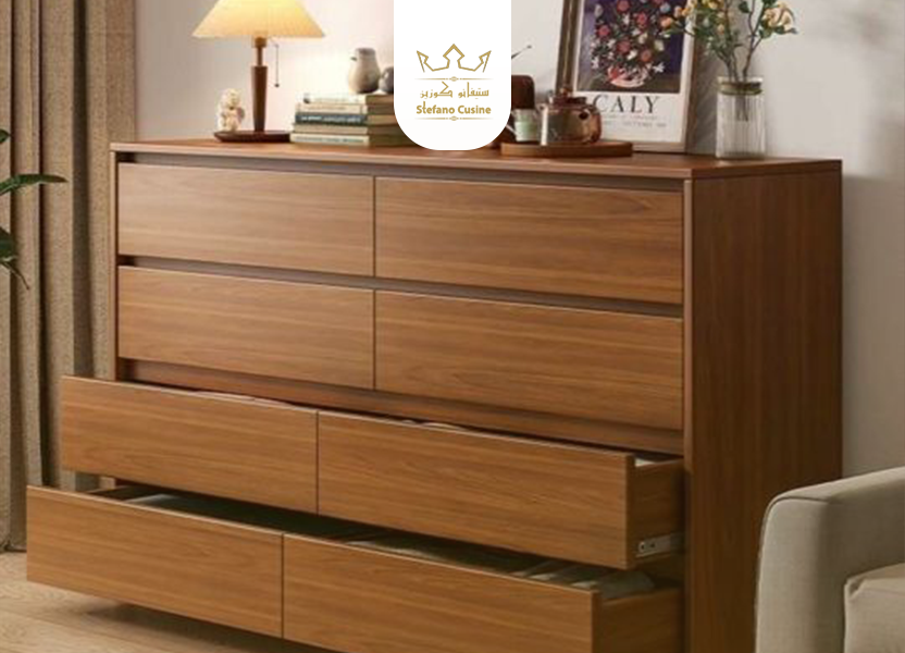 وحدة ادراج خشب