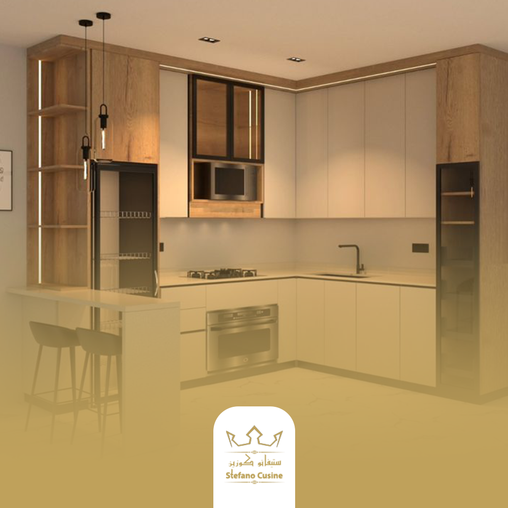 تصميم مطابخ مفتوحة على الصالة